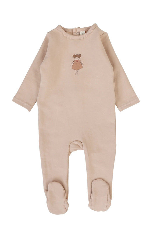 Dolly Footie in Dusty Pink