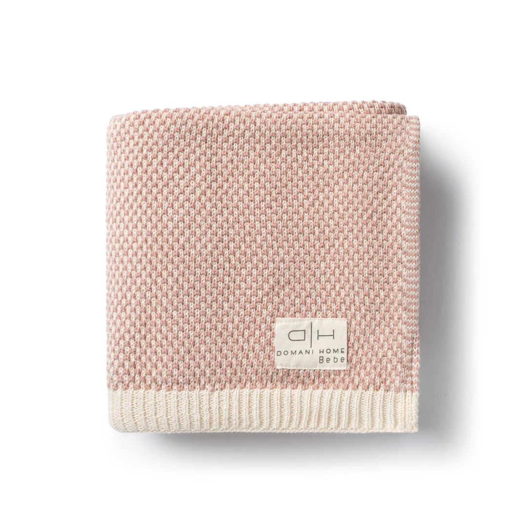 DH Brunello Baby Blanket in Rose