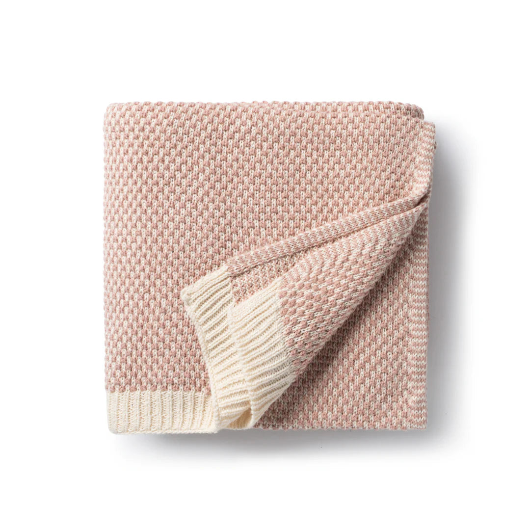 DH Brunello Baby Blanket in Rose
