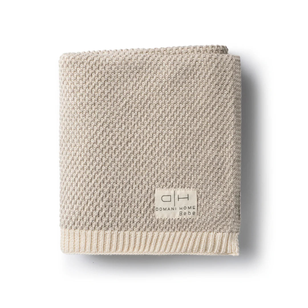 DH Brunello Baby Blanket in Sand