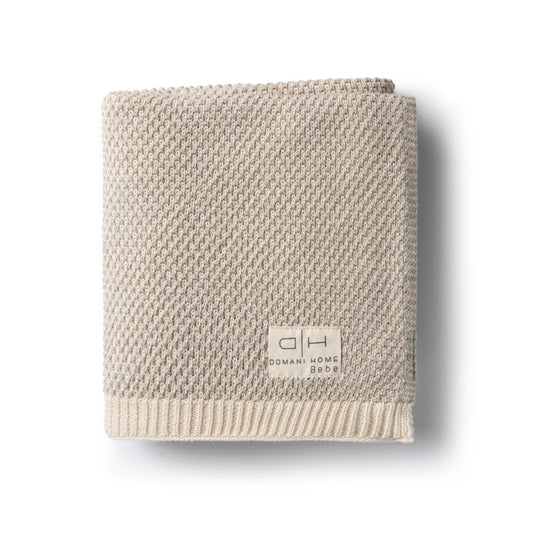 PREORDER DH Brunello Baby Blanket in Sand